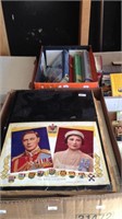 2 boxes of royal family books