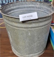 GALVANISED METAL PAIL