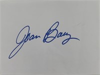 Joan Baez signature