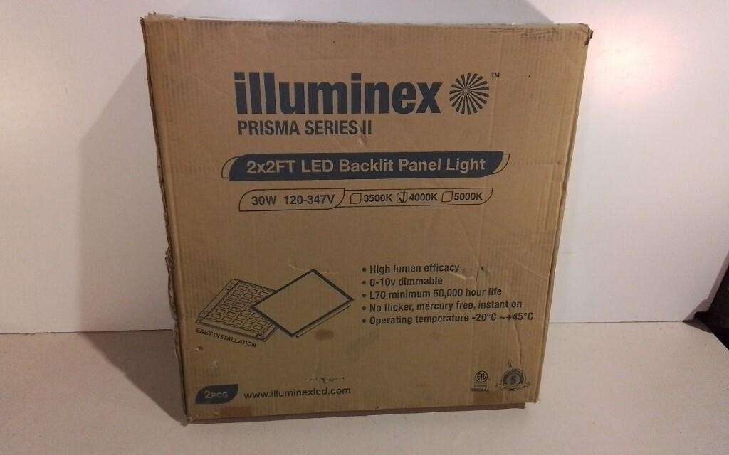 Illuminex 2x2' LED Backlit Panel Light-2pcs