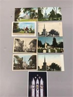 Lot of eight for St Thomas Church postcards.