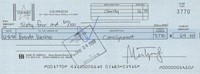 Brenda Vaccaro signed check