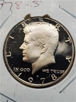 1978-S Clad Proof Kennedy Half Dollar