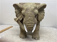 Nice Resin Elephant Plant Stand 11" Tall