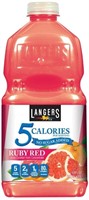 Langers 5Cal Ruby Red Grapefruit, 64oz, 8pk