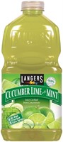 Langers Cucumber Lime w/ Mint, 64 fl. oz. 8pk