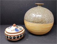 Handmade Wood and Clay Pottery