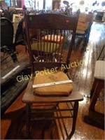 Vintage Pressed Back Chair