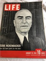 Vintage January 25, 1943 Life Magazine 10 1/2" X 1
