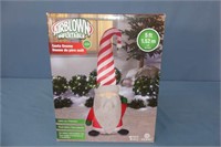 Santa Gnome 5Ft Inflatable   UNTESTED