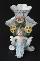 K.P.M Porcelain Figural Spill Vase,
