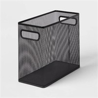 Mesh Hanging File Box Black - Brightroom