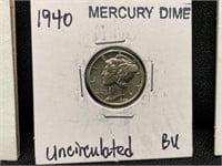 1940 Mercury Dime