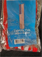Patriotic flag wind blazer
