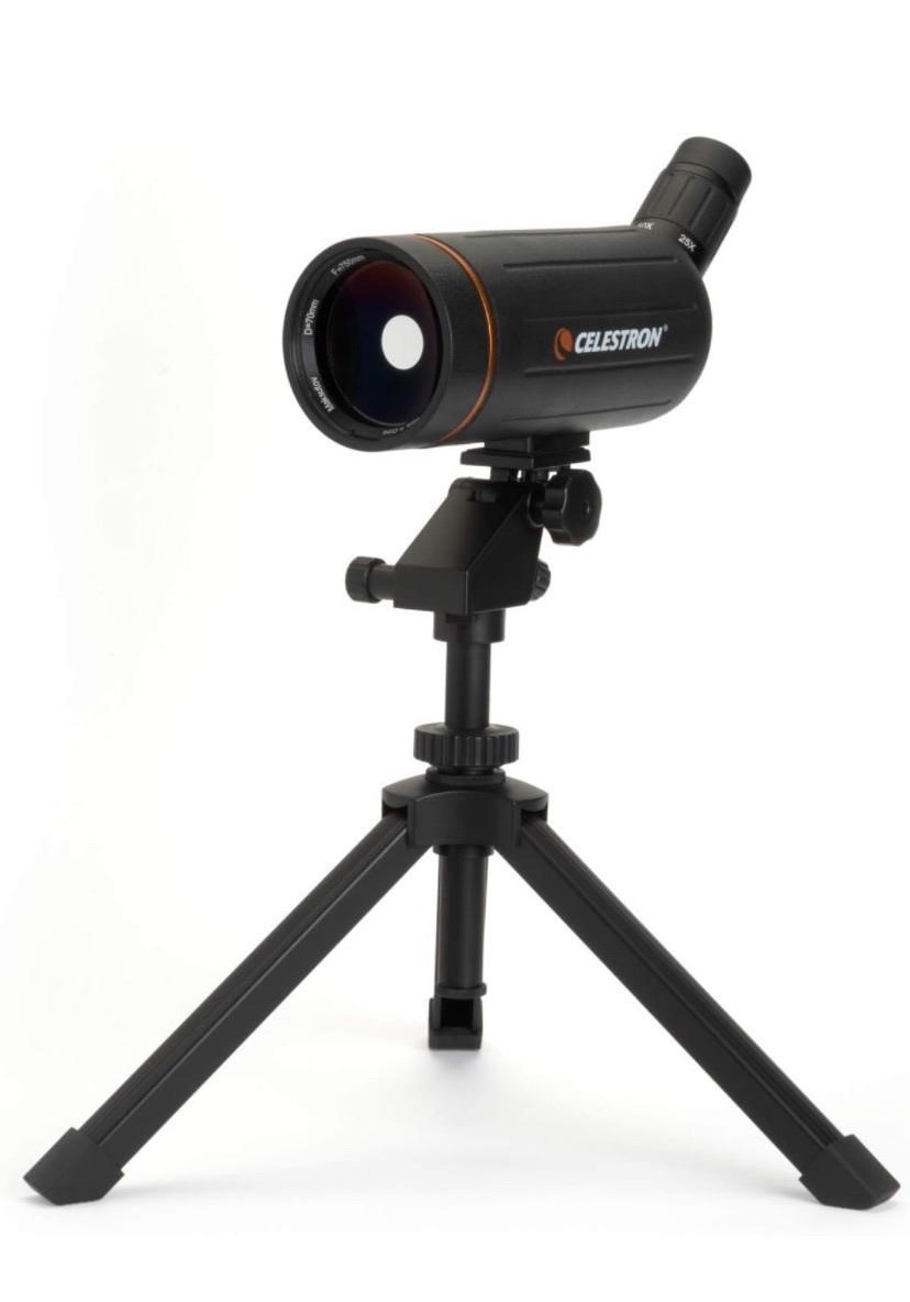 $160 Celestron mini mak c70 angles spotting scope