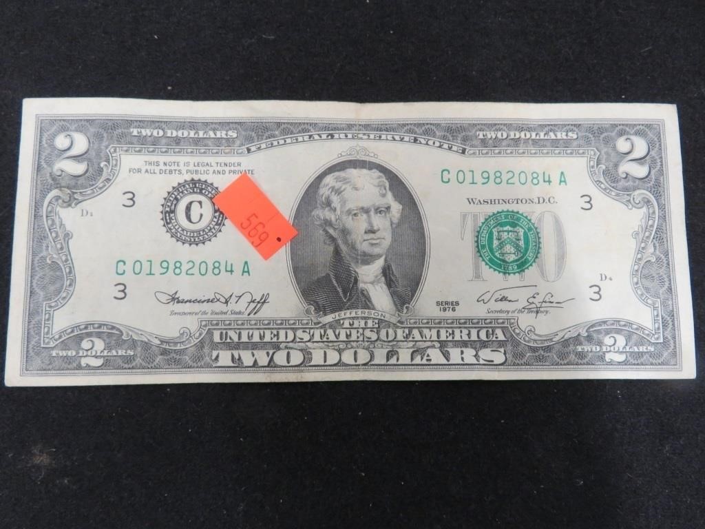 1976 US $2 bill