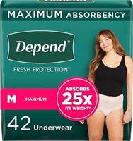 Depend Fresh Protection Medium / Blush 42CT