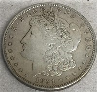 1921 Morgan silver dollar