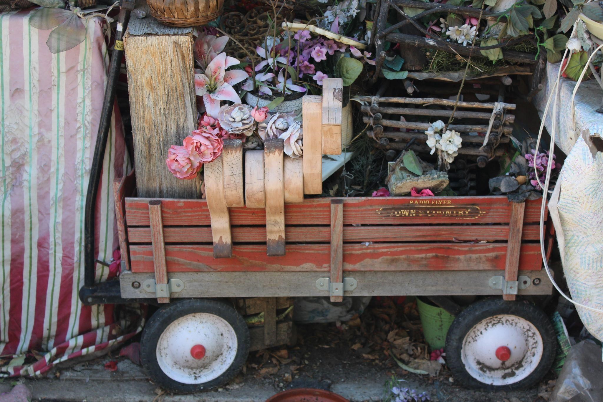 Radio Flyer Wagon and Contents