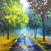 Leonid Afremov 30x30 O/C "Morning Freshness"