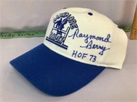 Raymond Berry signed Baltimore Colts hat