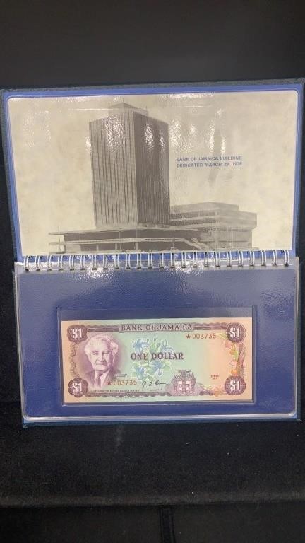 1977 Bank of Jamaica Currency Collection Set,