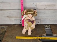 Creepy angel doll & headless bear