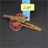 VTG Iron Toy Cannon