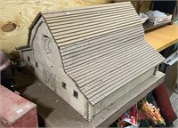 wooden model barn