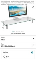 MONITOR RISER (OPEN BOX, NEW)