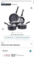 COOKWARE SET (OPEN BOX, NEW)