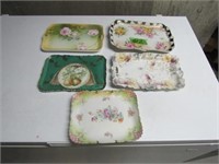 (5) Serving Trays:  Bavaria, Nippon, & (3)