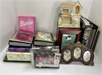 Large assortment of photo albums and frames
