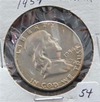 1954 FRANKLIN HALF DOLLAR