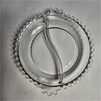 Candlewick relish tray