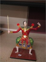 Vintage Thai Dancer Warrior Dancer Handmade Doll