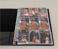 Basketball Card Collection in Binder