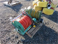 (2) Assorted Hose Reels with Hoses & More