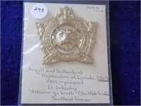 Argyll & Sutherland Highlanders of Canada Cap