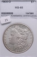 1900 O NNC MS65 MORGAN DOLLAR