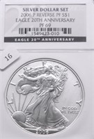 2006 P NGC PF69 REV PROOF SILVER EAGLE