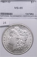 1901 O NNC MS65 MORGAN DOLLAR