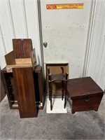 Assorted Wooden Salvage Furniture