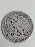 1940 Walking Liberty Half Dollar (No Mint Mark)