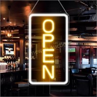 Neon Open Sign  16x 9 Dimmable LED