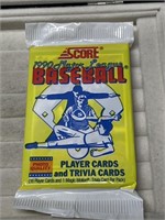 New Pack 1990 Score Baseball Cards