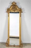 Louis XVI Style Large Giltwood Pier Mirror