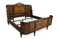 Directoire Style Ormolu Mounted Mahogany Bed