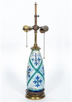 Louis Dage Art Deco Style Ceramic Table Lamp