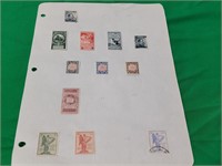 German Republic - Italy - Egeo Rodi Sassone Stamps